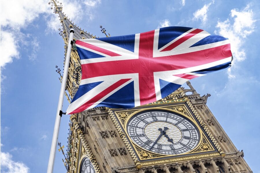 UK flag & Big Ben